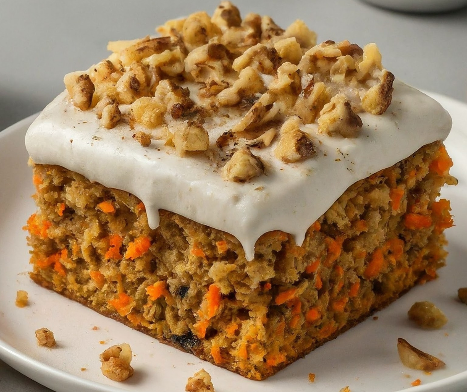 4 Veganer Karottenkuchen